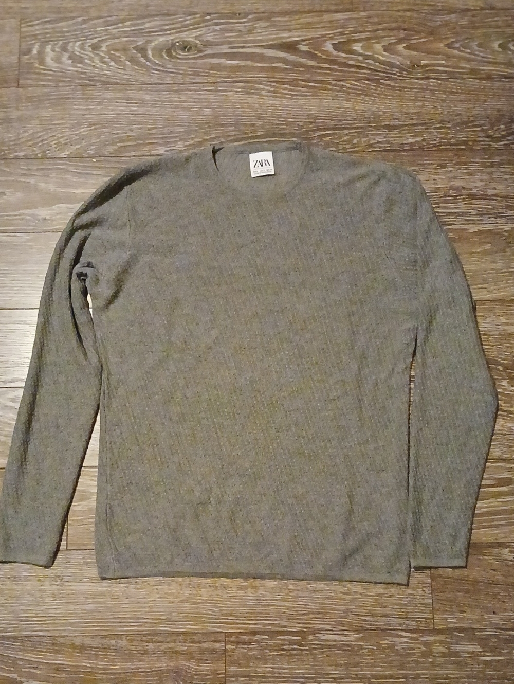 ZARA Crewneck Sweater Gray